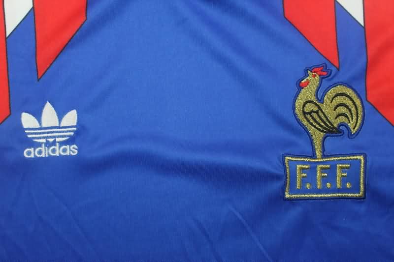 France Soccer Jersey Home Retro Replica 1990/92