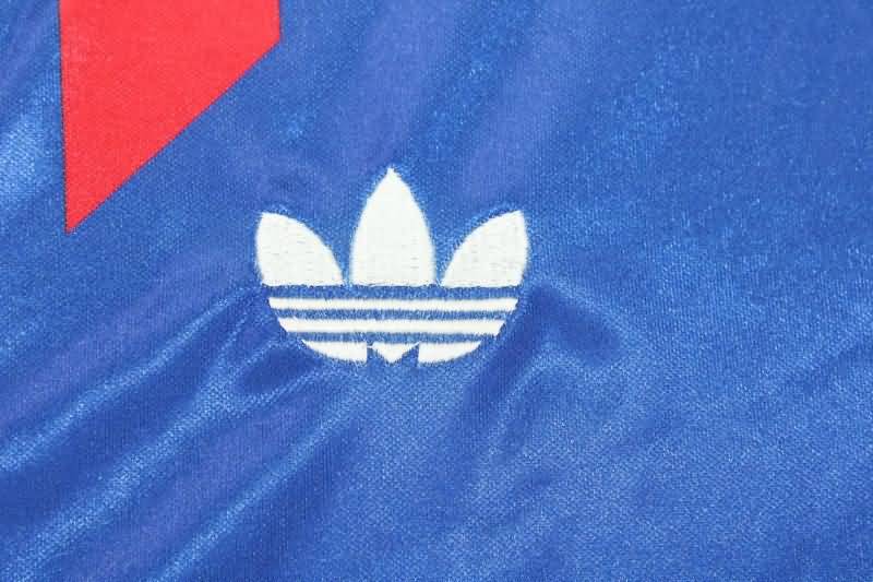 France Soccer Jersey Home Long Sleeve Retro Replica 1990/92