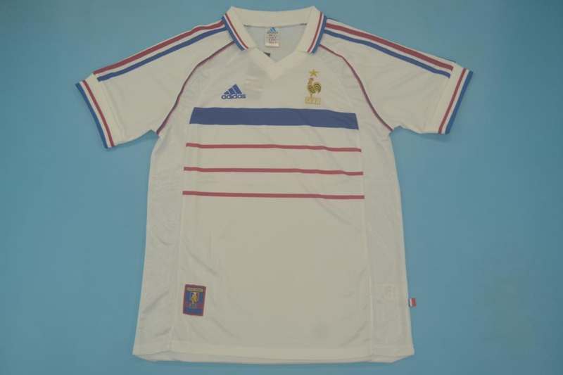 France Soccer Jersey Away Retro Replica 1998/00