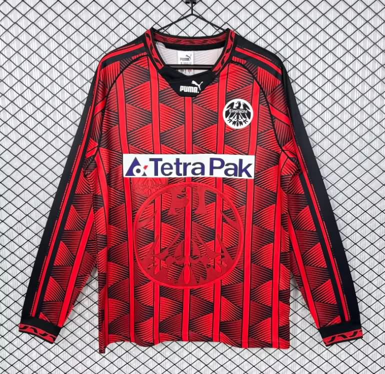 AAA Quality Frankfurt 1995/96 Home Retro Long Sleeve Soccer Jersey