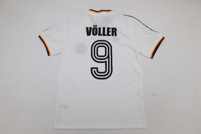 Germany Soccer Jersey Home Retro Replica 1986