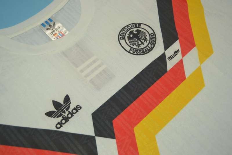 Germany Soccer Jersey EURO Home Retro Replica 1990