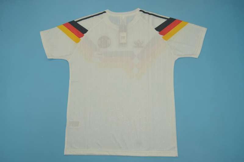 Germany Soccer Jersey EURO Home Retro Replica 1990