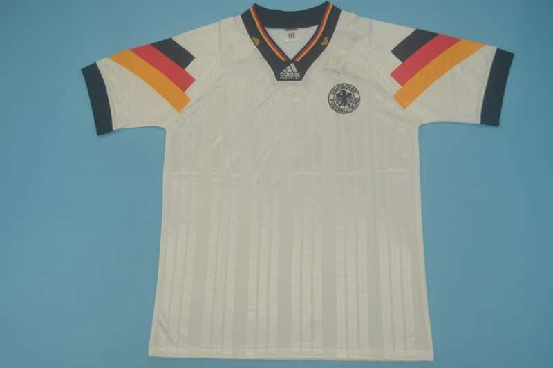 Germany Soccer Jersey Home Retro Replica 1992