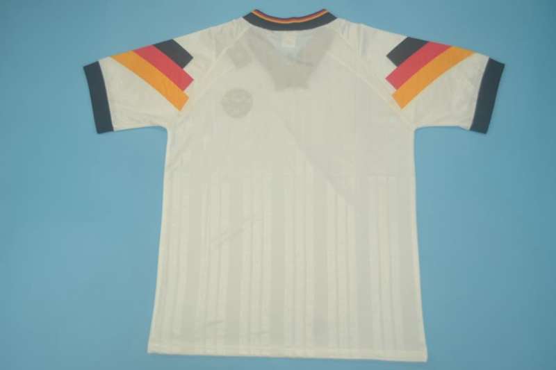 Germany Soccer Jersey Home Retro Replica 1992