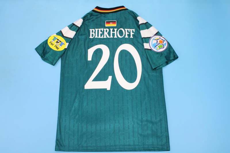 Germany Soccer Jersey Away Retro Replica 1996