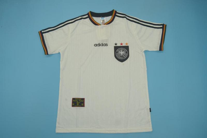 Germany Soccer Jersey Home Retro Replica 1996