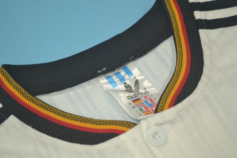 Germany Soccer Jersey Home Retro Replica 1996