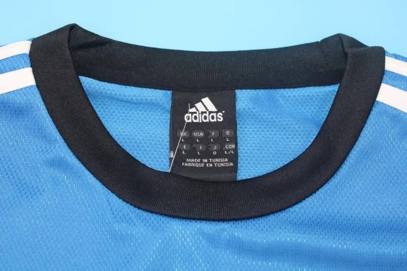 Germany Soccer Jersey Goalkeeper Black Blue Long Retro Replica 2002