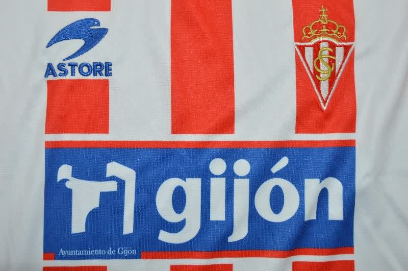 AAA Quality Gijon 1999/00 Home Retro Soccer Jersey
