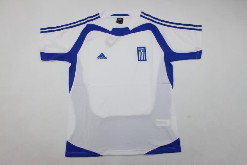 Greece Soccer Jersey Home Retro Replica 2004