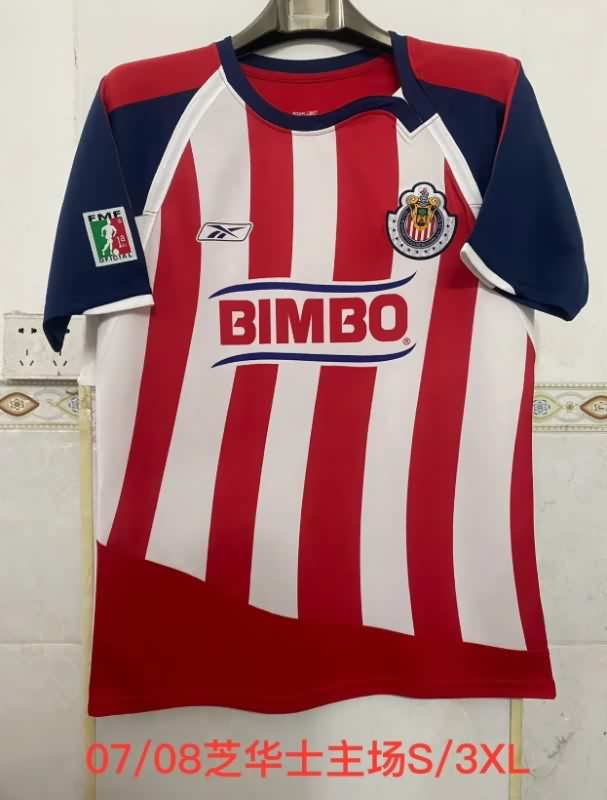 AAA Quality Guadalajara 2007/08 Home Retro Soccer Jersey