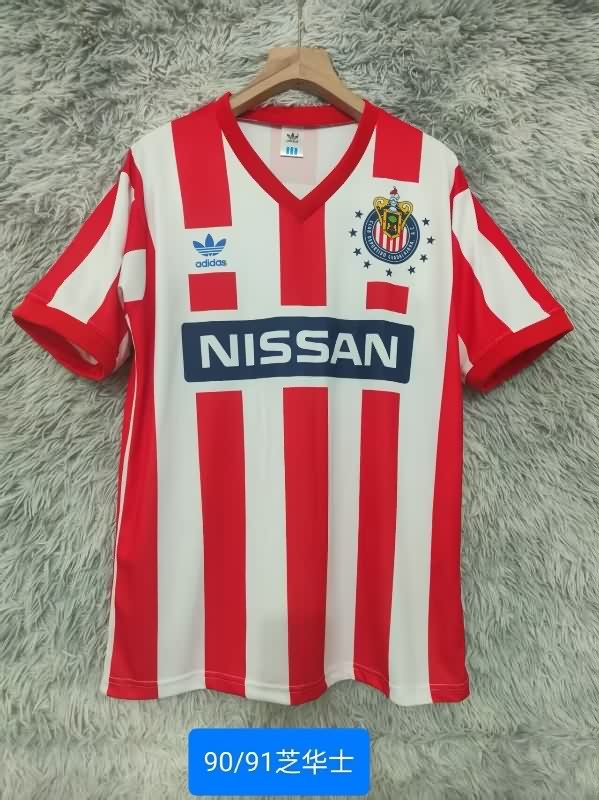 AAA Quality Guadalajara 1990/91 Home Retro Soccer Jersey