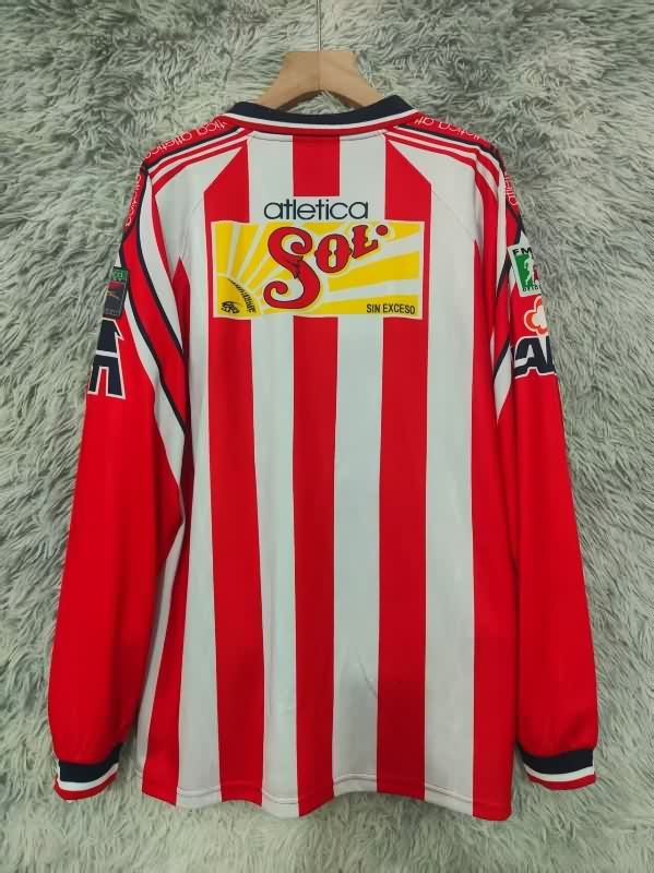 AAA Quality Guadalajara 1998/99 Home Long Sleeve Retro Soccer Jersey