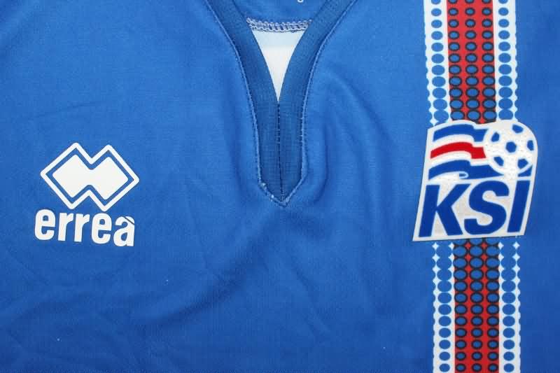 Iceland Soccer Jersey Home Retro Replica 2016