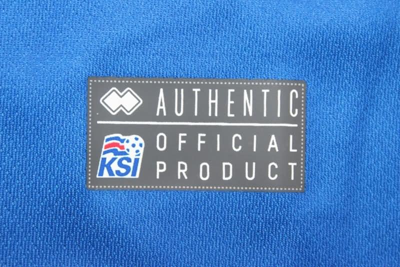 Iceland Soccer Jersey Home Retro Replica 2016