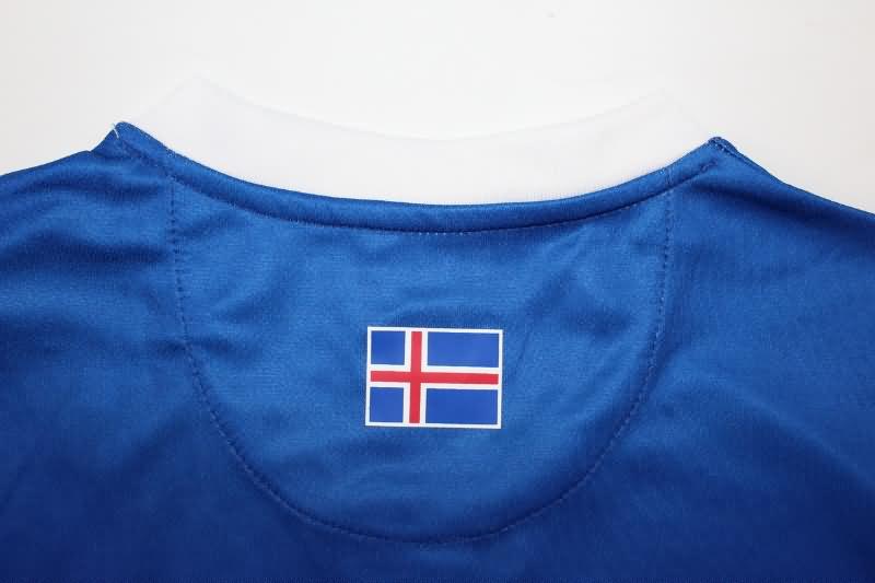Iceland Soccer Jersey Home Retro Replica 2016