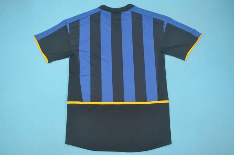 Inter Milan Soccer Jersey Home Retro Replica 2002/03