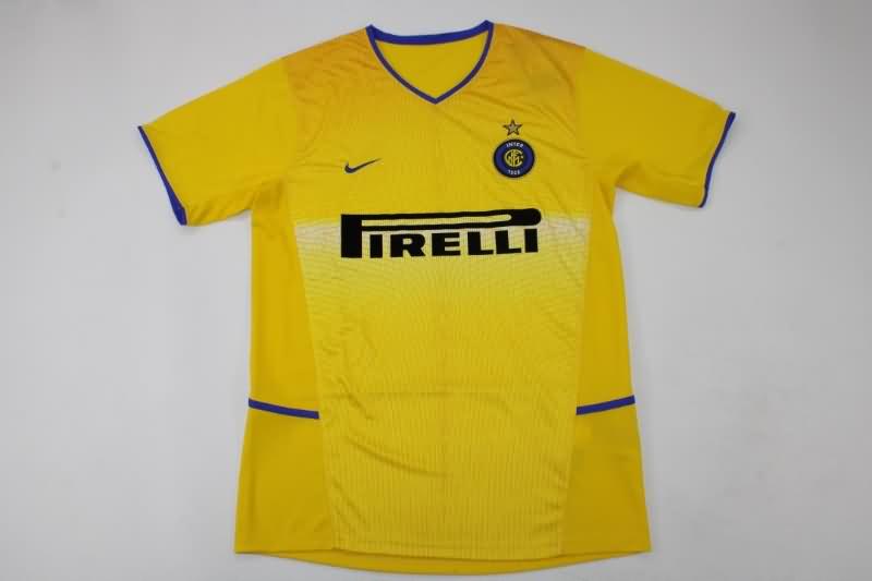 Inter Milan Soccer Jersey Third Retro Replica 2002/03