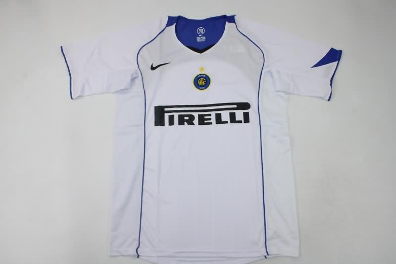 Inter Milan Soccer Jersey Away Retro Replica 2004/05