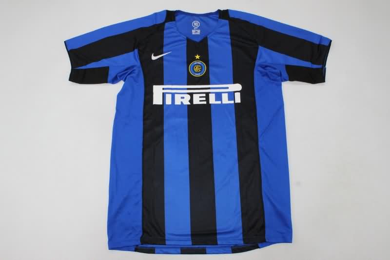 Inter Milan Soccer Jersey Home Retro Replica 2004/05