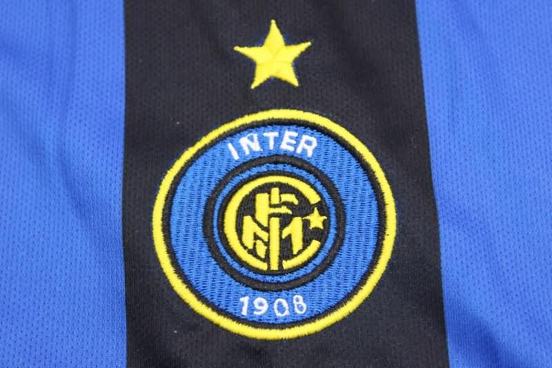Inter Milan Soccer Jersey Home Retro Long Sleeve Replica 2004/05