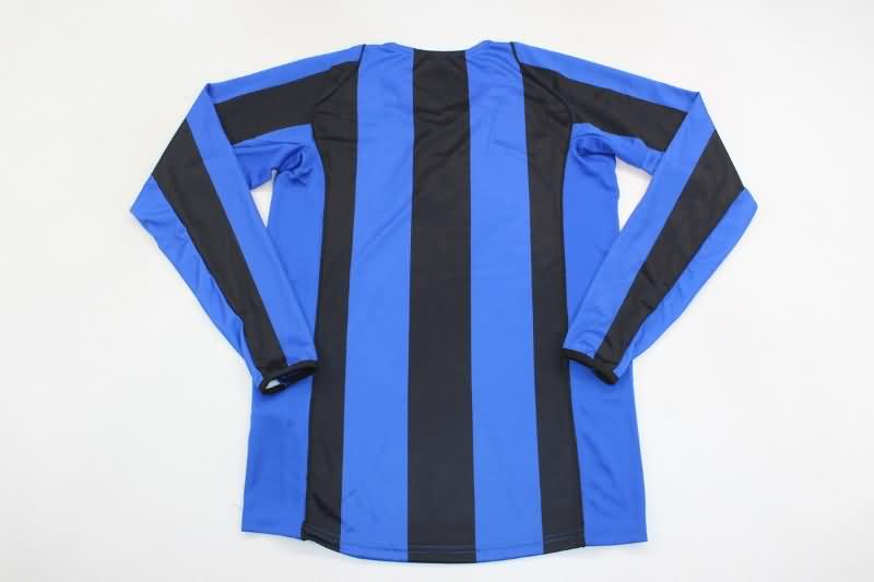 Inter Milan Soccer Jersey Home Retro Long Sleeve Replica 2004/05