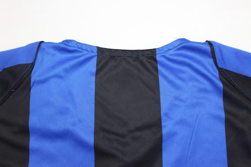 Inter Milan Soccer Jersey Home Retro Long Sleeve Replica 2004/05