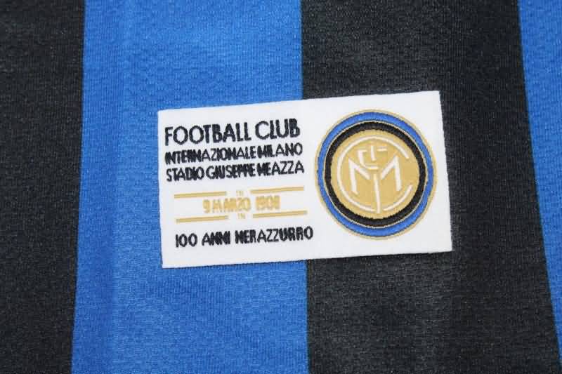 Inter Milan Soccer Jersey Home Retro Replica 2007/08