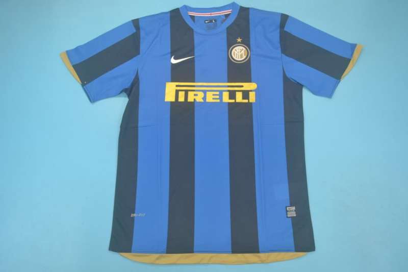 Inter Milan Soccer Jersey Home Retro Replica 2008/09