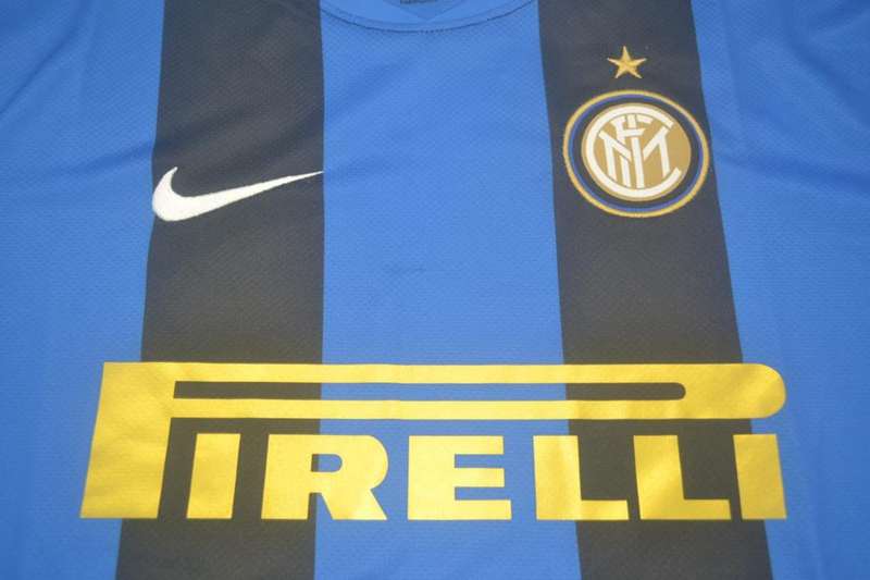 Inter Milan Soccer Jersey Home Retro Replica 2008/09