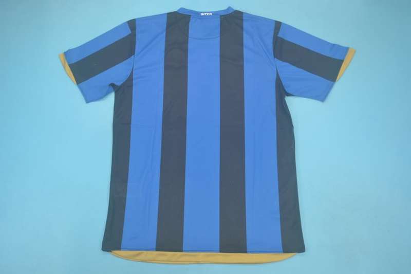 Inter Milan Soccer Jersey Home Retro Replica 2008/09