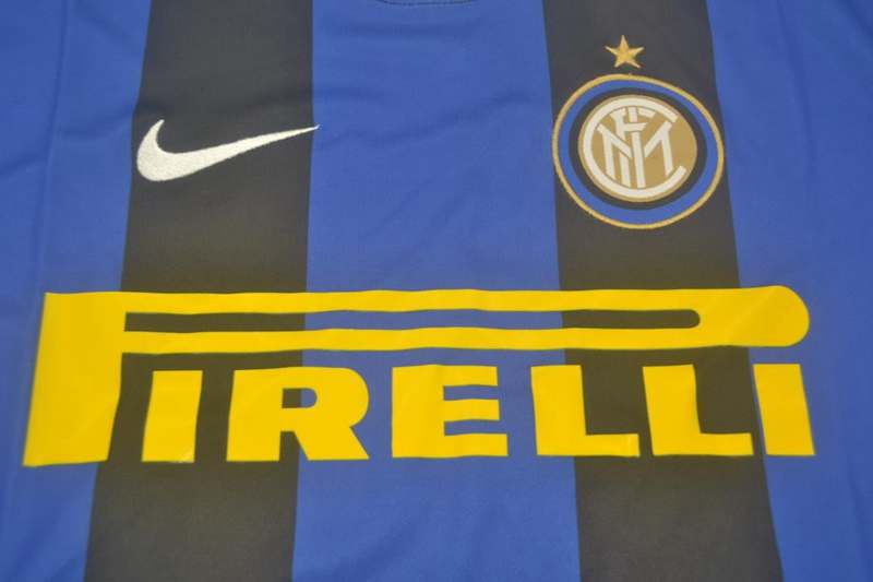 Inter Milan Soccer Jersey Home UCL Retro Replica 2008/09