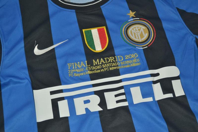 Inter Milan Soccer Jersey Home Retro Replica 2009/2010