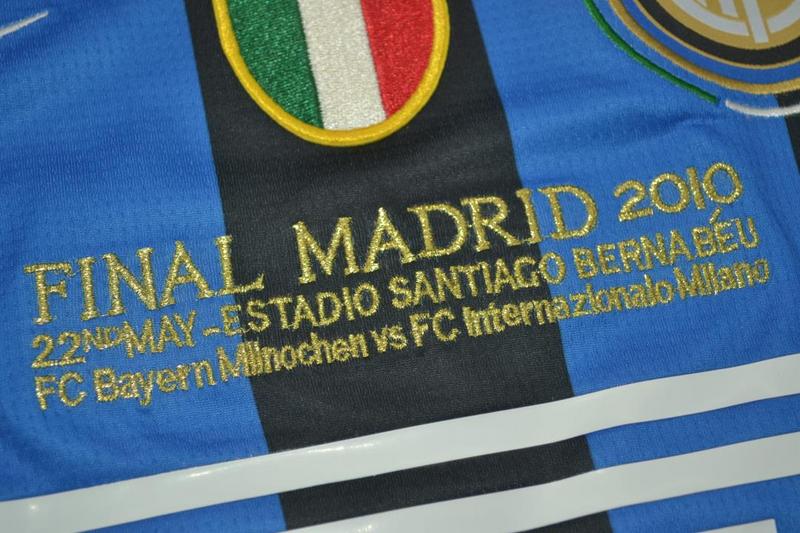 Inter Milan Soccer Jersey Home Retro Replica 2009/2010