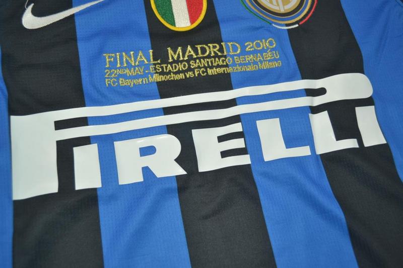 Inter Milan Soccer Jersey Home Retro Replica 2009/2010