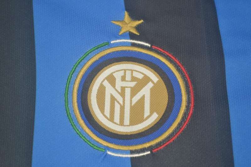 Inter Milan Soccer Jersey Home Long Retro Replica 2009/2010