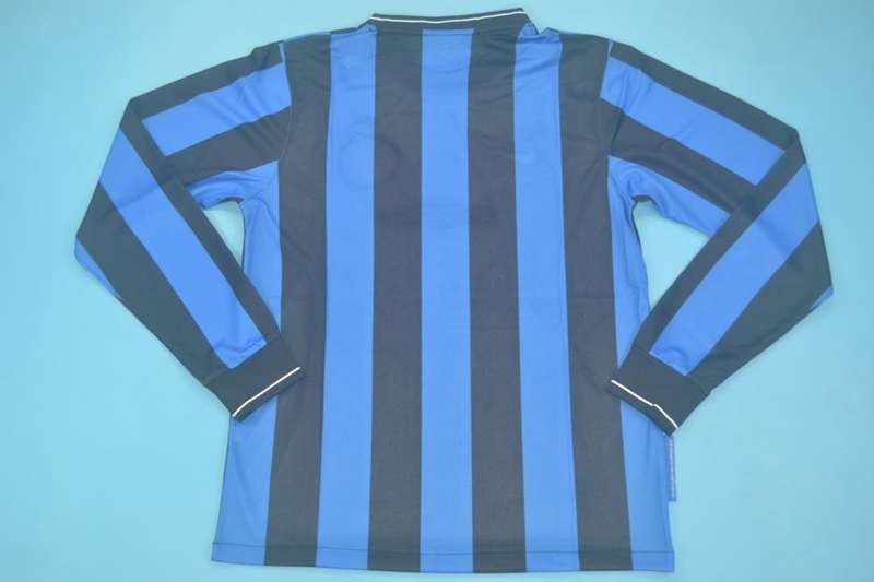 Inter Milan Soccer Jersey Home Long Retro Replica 2009/2010