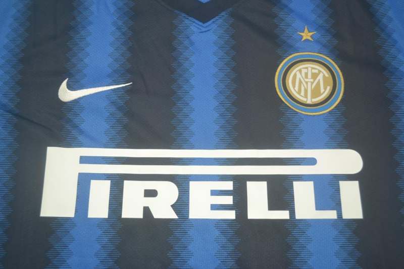 Inter Milan Soccer Jersey Home Retro Replica 2010/11