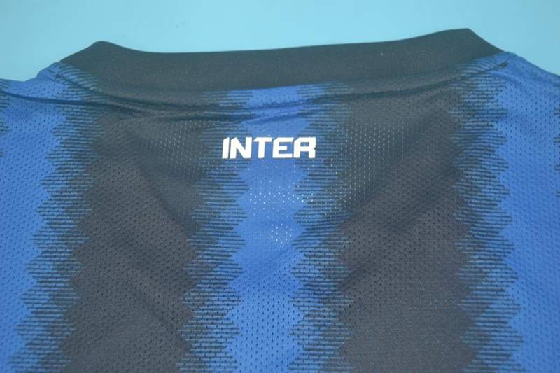 Inter Milan Soccer Jersey Home Long Retro Replica 2010/11