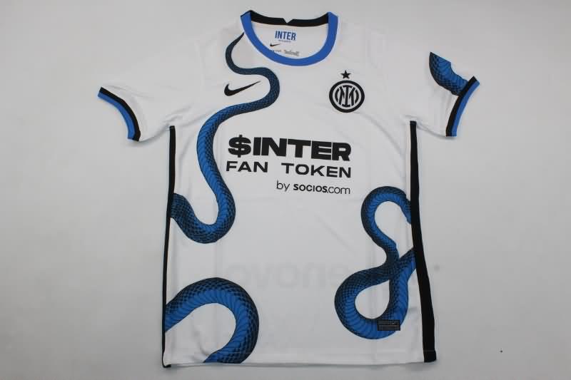 Inter Milan Soccer Jersey Away Retro Replica 2021/22