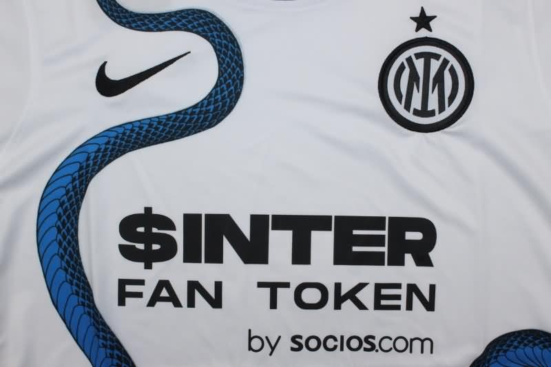 Inter Milan Soccer Jersey Away Retro Replica 2021/22