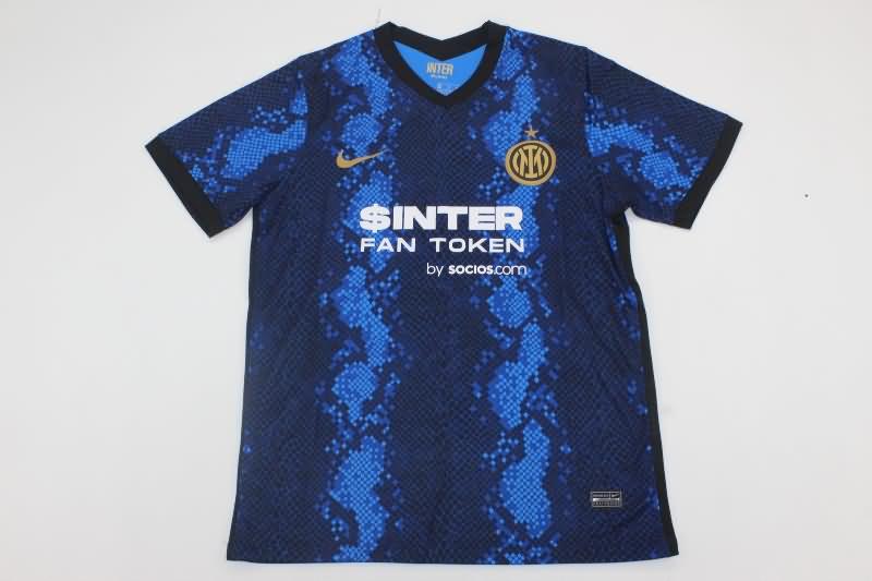 Inter Milan Soccer Jersey Home Retro Replica 2021/22