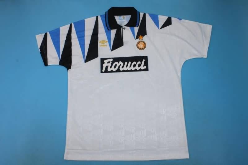 Inter Milan Soccer Jersey Away Retro Replica 1991/92