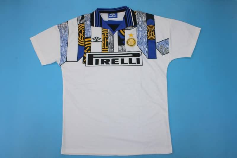 Inter Milan Soccer Jersey Away Retro Replica 1995/96