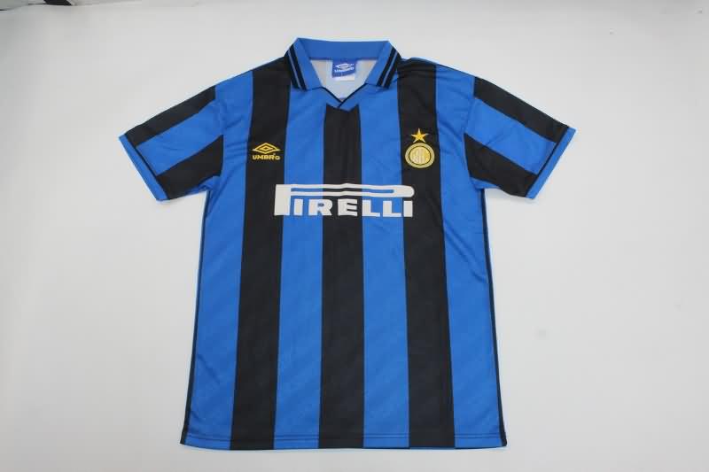 Inter Milan Soccer Jersey Home Retro Replica 1995/96