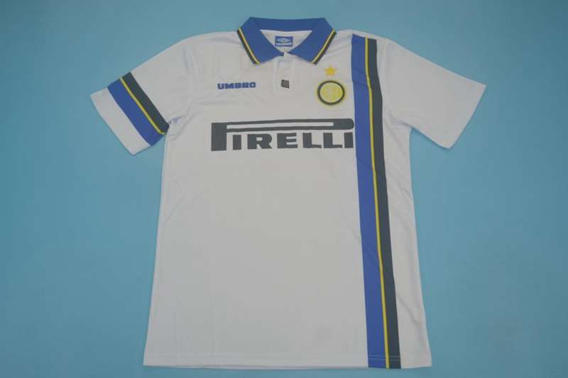 Inter Milan Soccer Jersey Away Retro Replica 1997/98