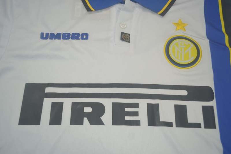 Inter Milan Soccer Jersey Away Retro Replica 1997/98