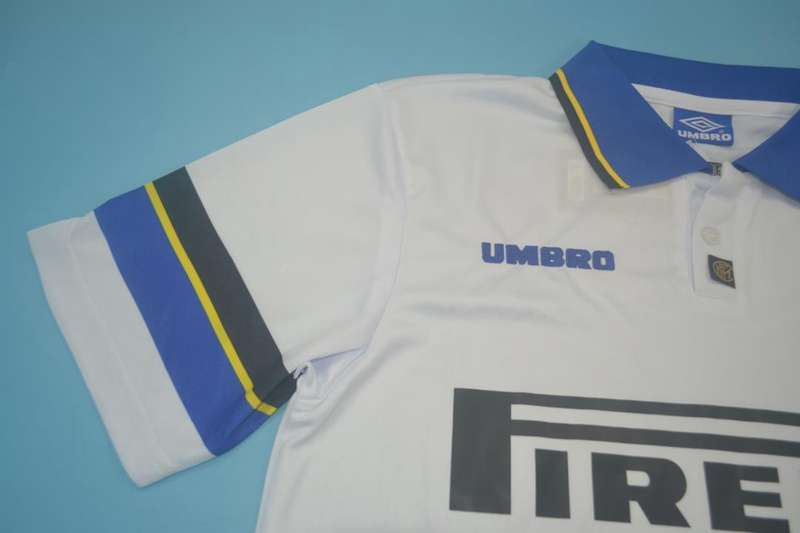 Inter Milan Soccer Jersey Away Retro Replica 1997/98