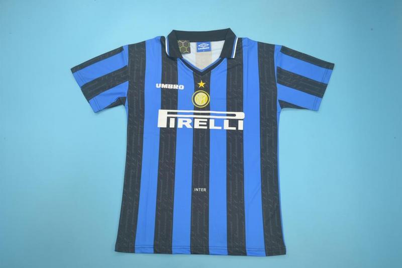 Inter Milan Soccer Jersey Home Retro Replica 1997/98